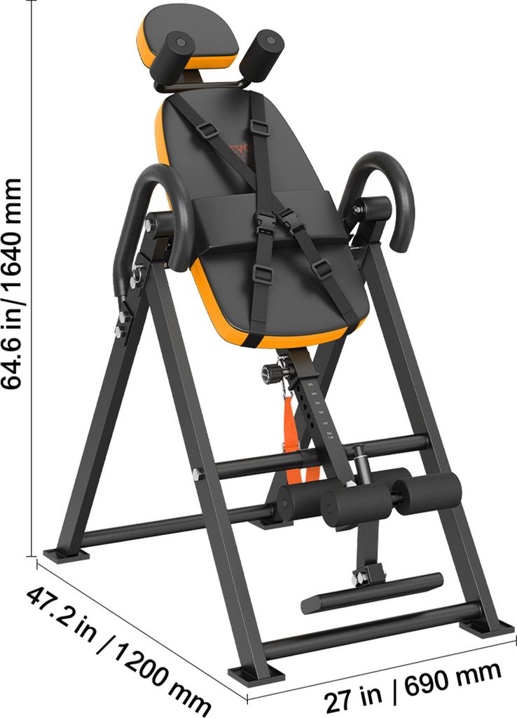 Inverzní stůl VEVOR, nosnost 136 kg, multifunkční trenažér Obrázek produktu 8