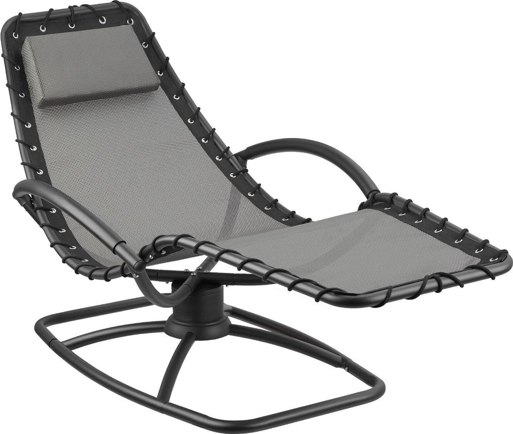 tectake Gartenliege Toulon, ergonomisch, Schwingfunktion