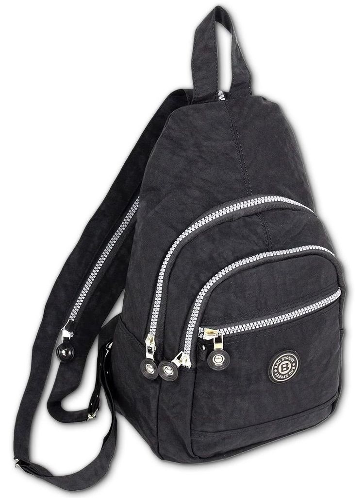 Sac Street City-Backpack Nylon schwarz 21x13x35 ORJ200S Image du produit 