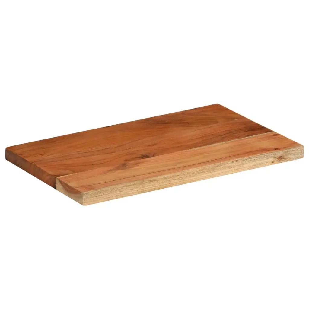 SYFAX Top Tavolo Acacia 50x40 cm Legno Massello per Arredo Design