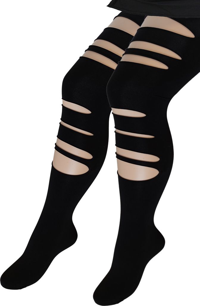 SaStella Strumpfhose ROCK 100DEN black-M