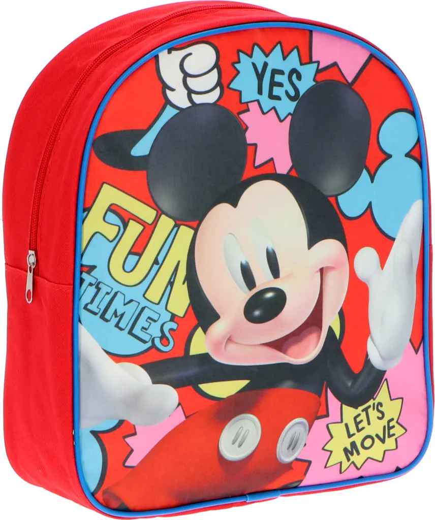 Zaino Scuola Topolino Elegante - Zainetto Mickey Mouse Resistente Quotidiano