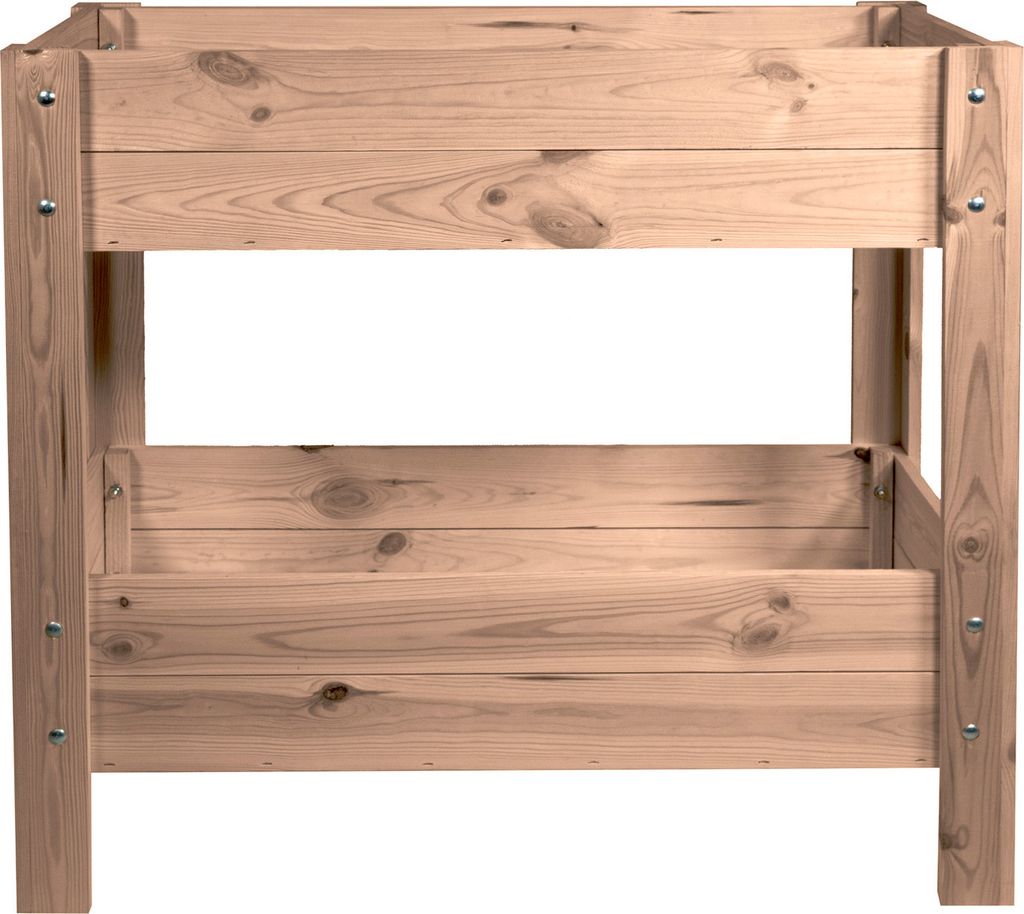 mgc24 Hochbeet mit 2 Etagen 80x37,6x78cm Kiefernholz Produktbild 
