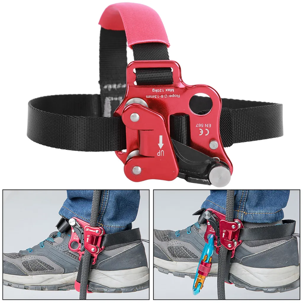 Bloqueur de pied pour escalade et alpinisme - Modèle Pro-Grip Noir - 4