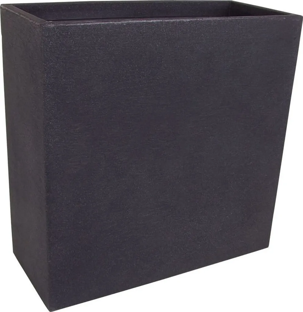 Jardinière Kubus 60x60x26 cm - Bac à fleurs durable contre le gel et le soleil