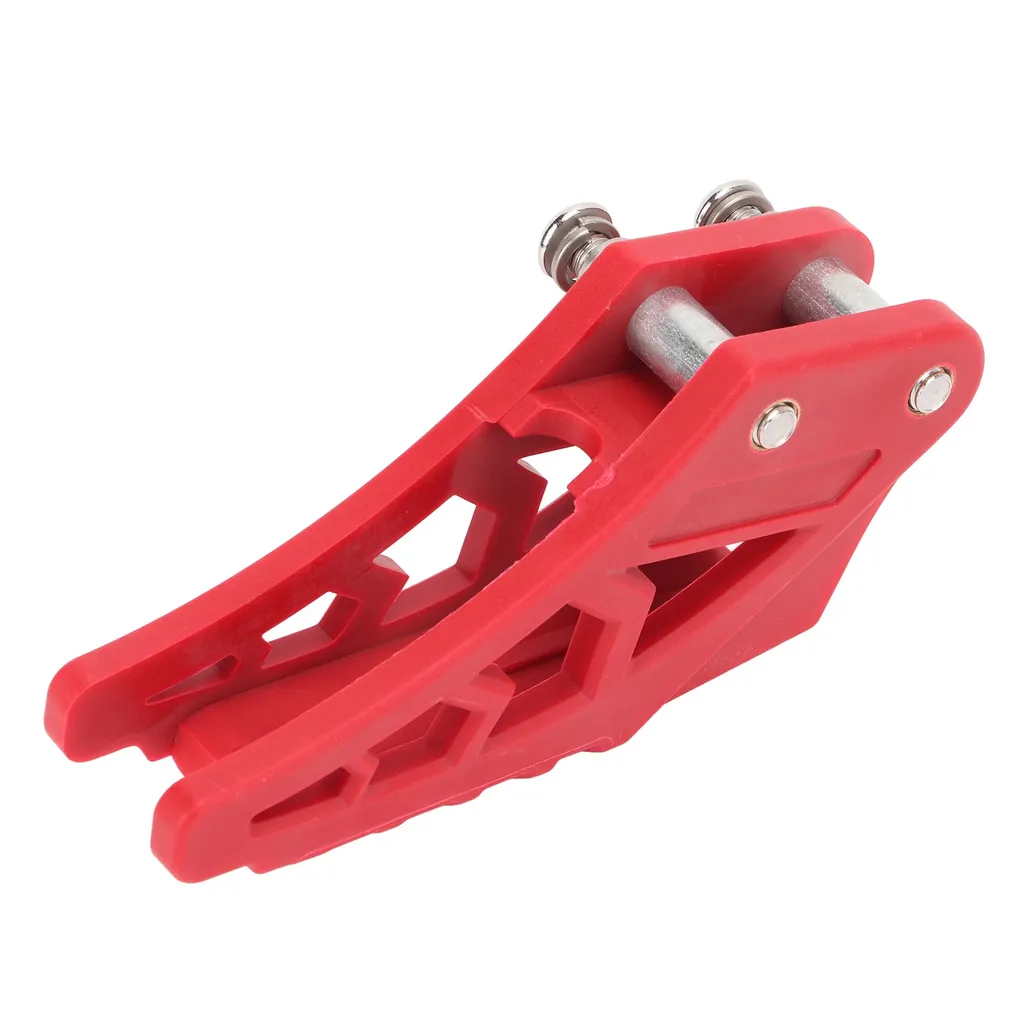 Guide de chaîne moto universel en aluminium CNC renforcé Noir