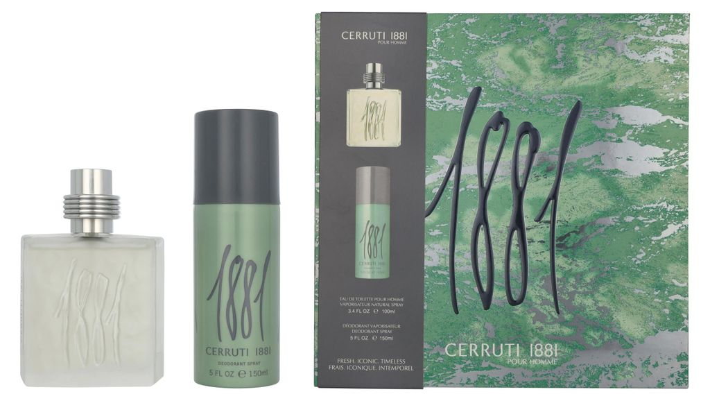Edt Spray 100ml/Deo Spray 150ml Cerruti 1881 Pour Homme Produktbild 