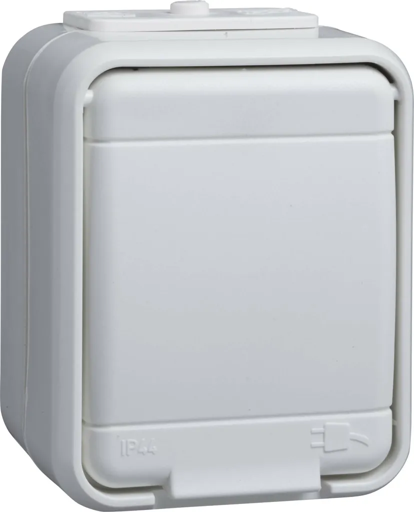 Prise 445004 montage saillie blanc pur : fini les trous dans le mur