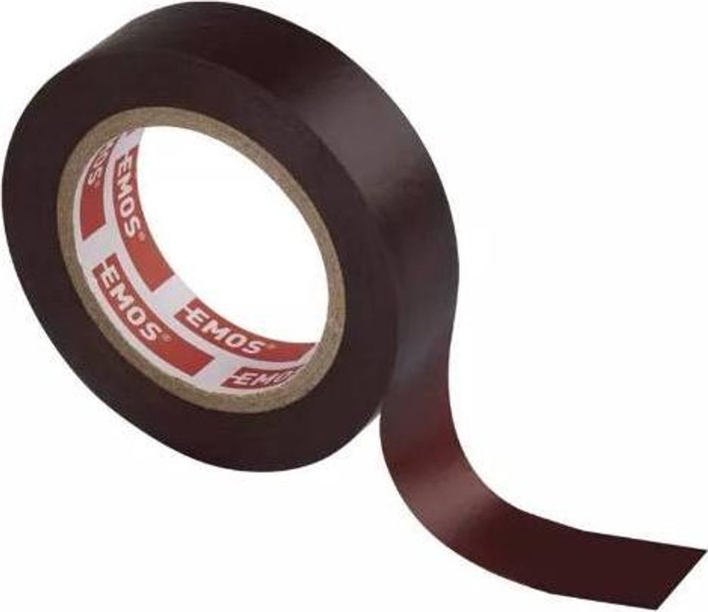 Nastro isolante, 15 mm x 10 m, marrone Immagine del prodotto 