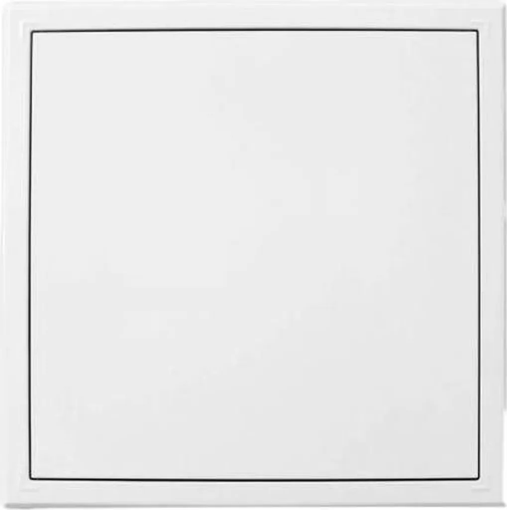 Sportello Di Ispezione Softline Bianco Con Chiusura A Scatto, 300x600 Mm, In Acciaio Zincato, Per Pareti E Soffitti