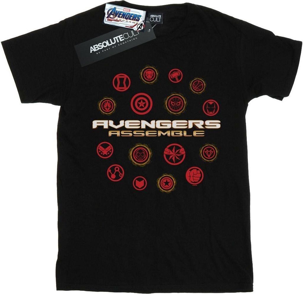 Marvel - "Avengers Endgame Avengers Assemble" T-Shirt für Herren BI9542 (L) (Schwarz)