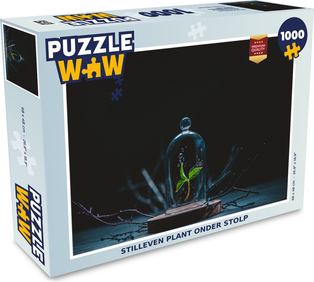 MuchoWow Puzzle 1000 Teile Stilleben - Pflanze - Blumen - Erwachsene - Rätsel