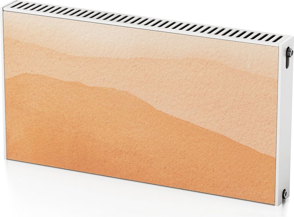 Wüste – Magnetische Heizkörperabdeckung – 110x60 cm – Magnet Heizkörperabdeckung – 3D Würfel – Heizkörperverkleidung – Magnetische...