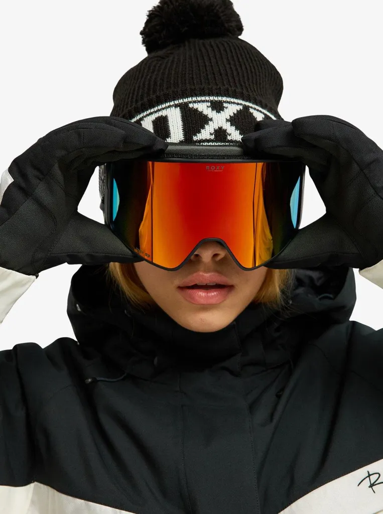 Masque de Ski Roxy Storm Mg Noir Clux Multilayer Infrared CAT3 pour Femme