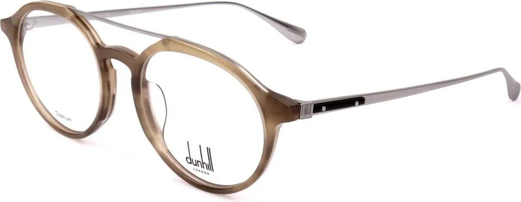 Lunettes de vue masculines Dunhill VDH164M monture beige rectangulaire