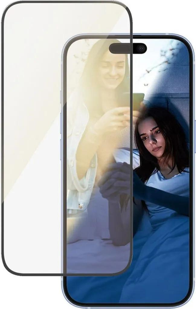 PanzerGlass EyeCare iPhone - Vetro Protettivo Ultra-Wide Fit Nero