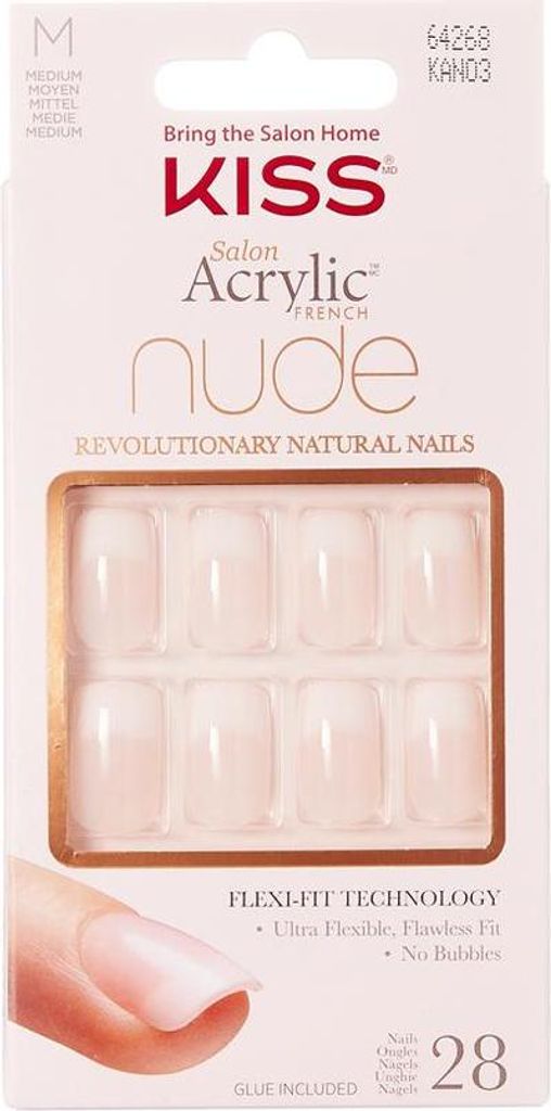 Kiss My Face - Salon Acrylic French Nude 64268 ( 28 Stück ) Produktbild 