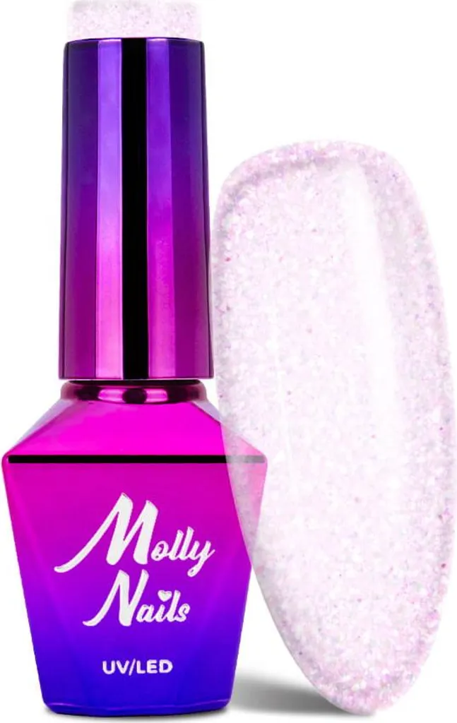 Vernis semi-permanent pour manucure de fête Molly Nails n°500 8 g