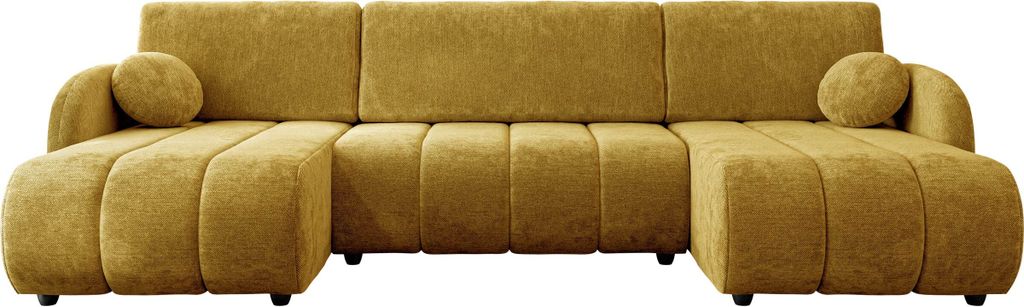 MIRJAN24 Ecksofa Zara U LC+2r+LC, Polsterecke, U-Form Sofa, Polstergarnitur, Eckcouch vom Hersteller (Farbe: Sereno 689)