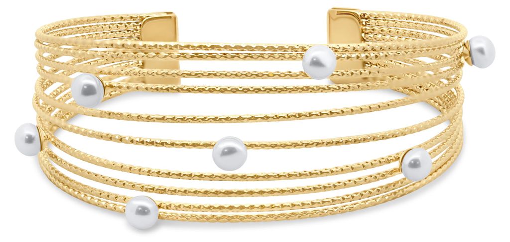 8CB-91428 – CO88 Collection – Elegantes Armband mit Glasperlen – Damenarmband – Stahlarmband – Geschenk für Frauen