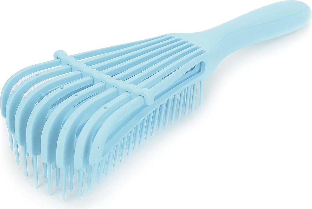 Haarentwirrungsbürste - Für Natürlich Lockiges, Glattes, Nasses oder Trockenes Haar (Blau)