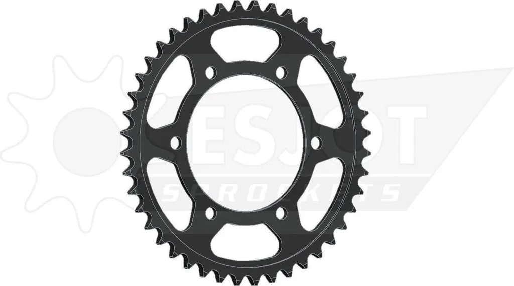 Pignon de chaîne arrière de rechange 47 dents pas 525 en acier