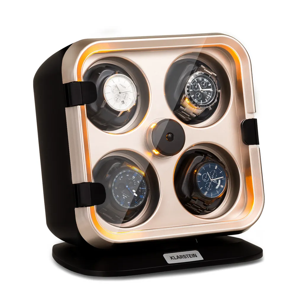 Boite à Montre Automatique Homme et Femme Vitrine Luxe LED et 4 TPD