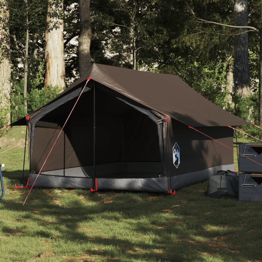 Design Campingzelt 2 Personen Braun Wasserdicht, Campingzelte 2024 Neu