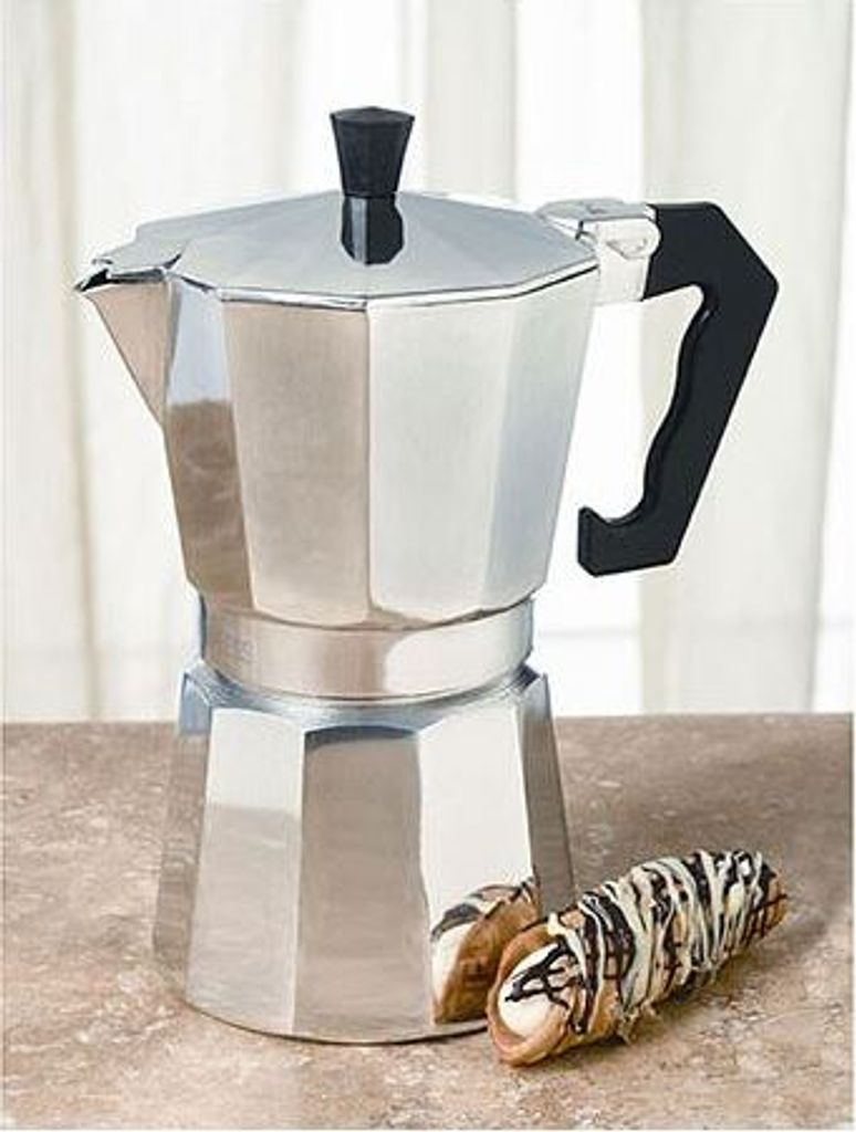 Verk 07004 Mokkakanne für 9 Tassen, 450ml - silber Produktbild 