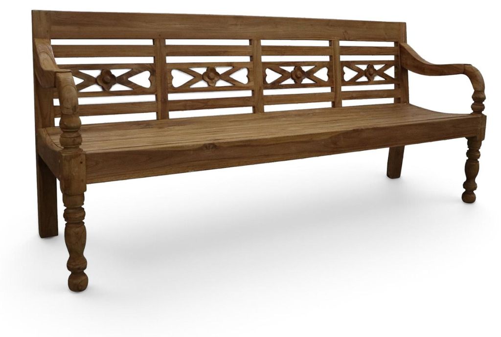 Holzbank 3-Sitzer | 150 cm | Teakholz Produktbild 