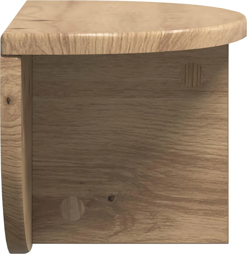 vidaXL Mensola Rovere Artigianale 38x19x19 cm (2pz) - Montaggio Facile - 7