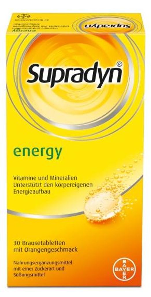 Supradyn energy Brausetabletten mit Orangengeschmack, 30 Produktbild 