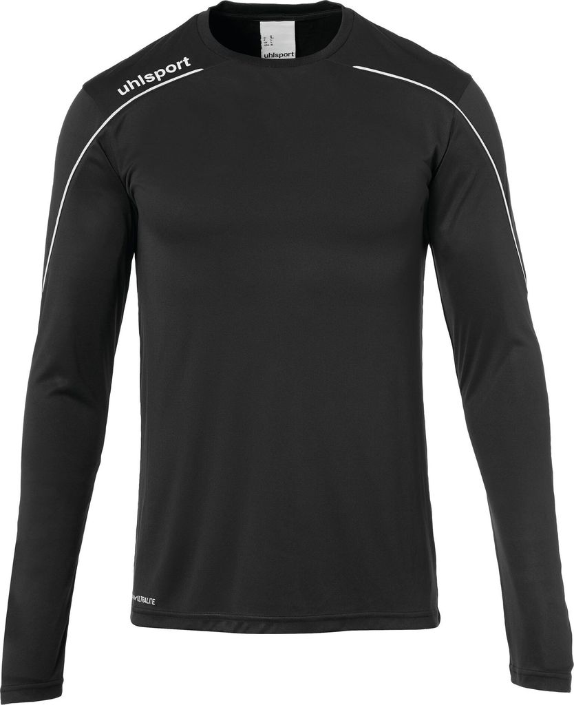 Uhlsport Fußball Stream 22 Trikot Langarm Kinder Langarmshirt schwarz weiß Gr 152