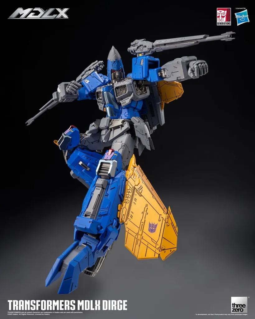 Figurine Transformers MDLX Dirge 20 cm articulée haute précision - 6