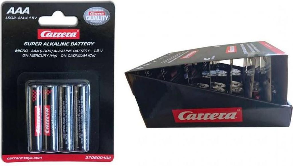 CARRERA 370600102 - AAA ALKALINE BATTERY (Tk) - 8 pcs.