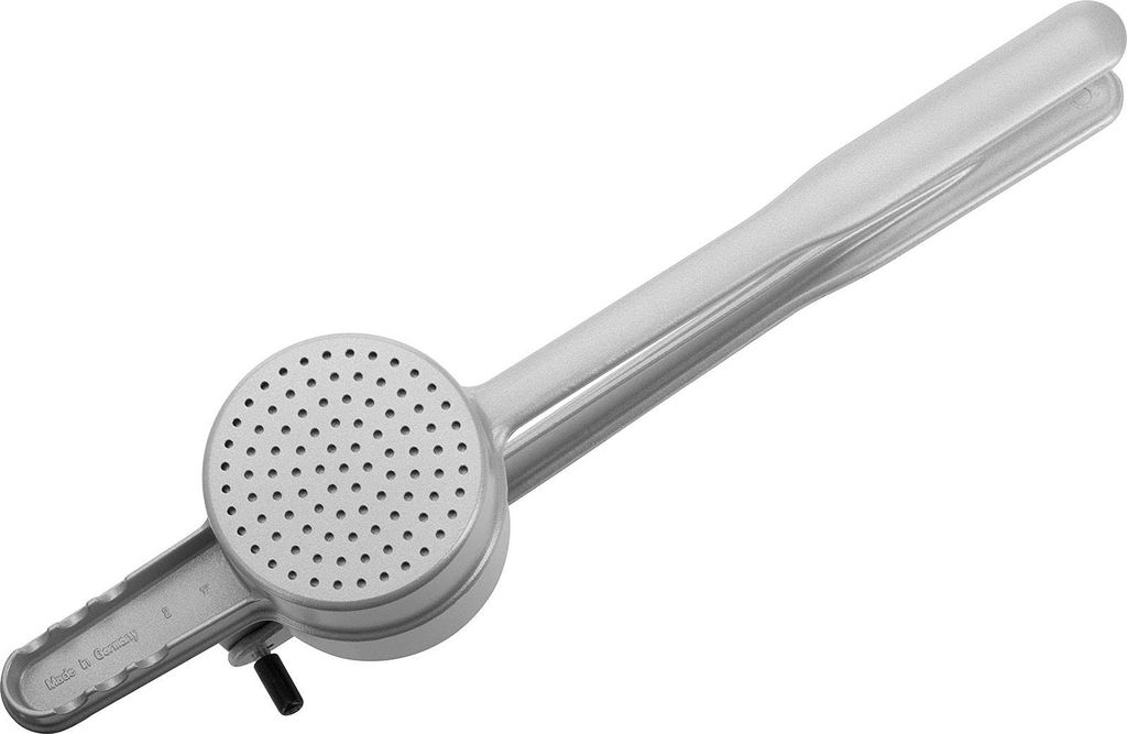 Spätzle-/Kartoffelpresse »Spätzlepress«, Rundloch, silber Image du produit 