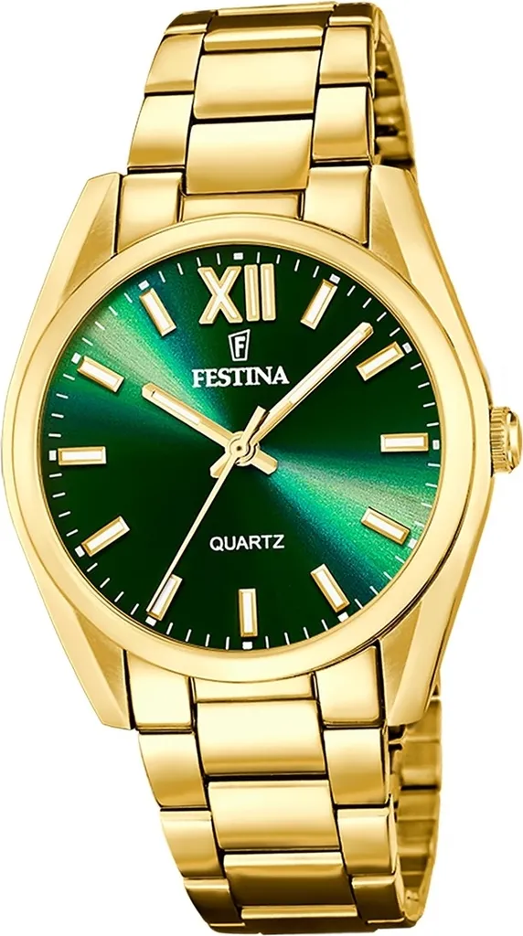 Montre Festina D2UF20640/9 en acier inoxydable doré pour homme