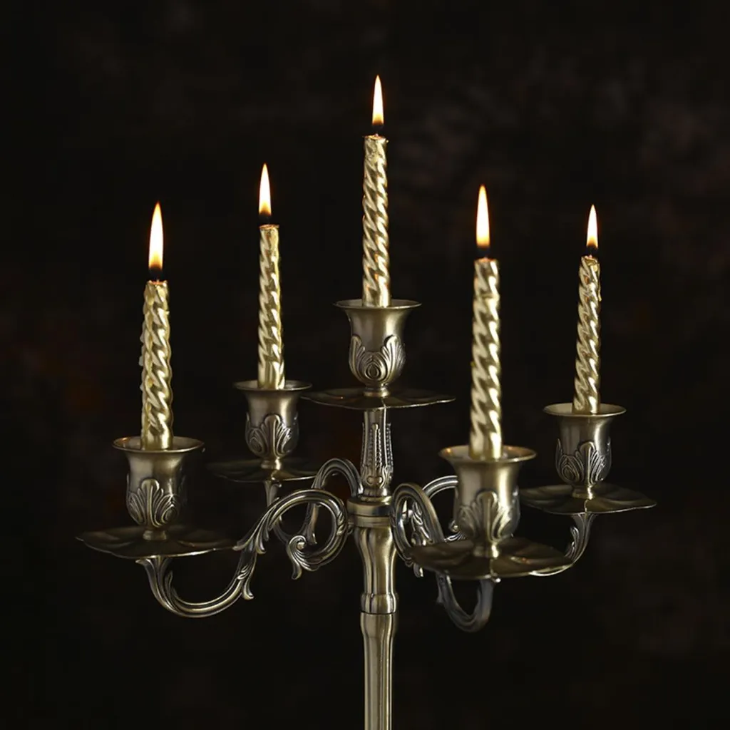 Grand Candélabre 5 Branches en Bronze 65cm - Centre de Table de Réception - 2
