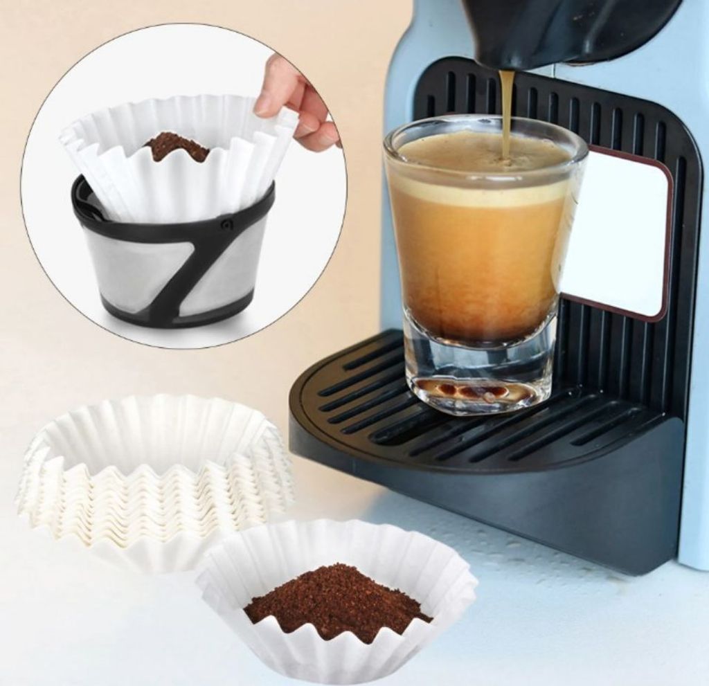 100 Stück Kaffeefilter 80/200mm - Korbfilter Für Beem, Philips, Cuisinart
