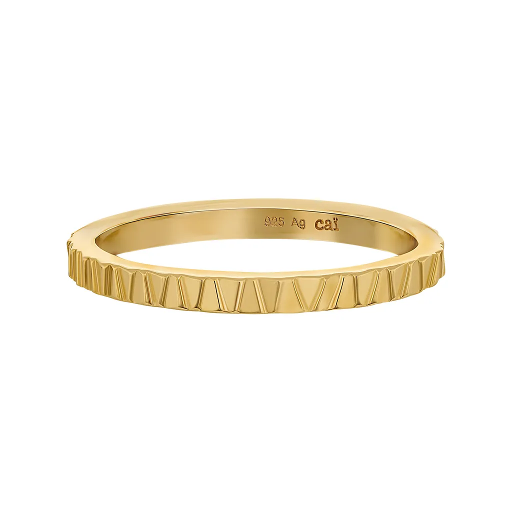 Anello Cai Oro e Argento 925 - Design Minimalista Impilabile 2026