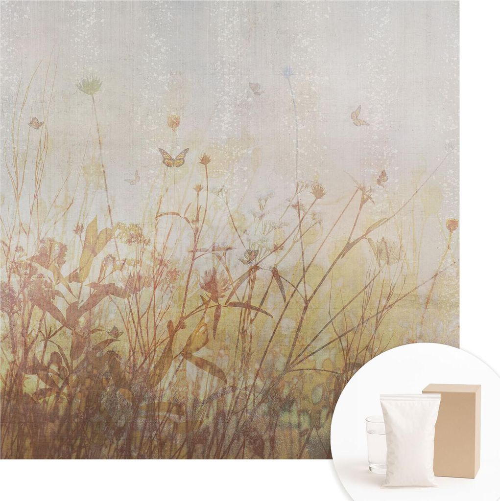 Fototapete - Wandbilder für Wohnzimmer - 250x250 cm - Dekorative Wandfolie - Modernes Design für Wanddekoration - Tapeten für Innenräume - Harm...