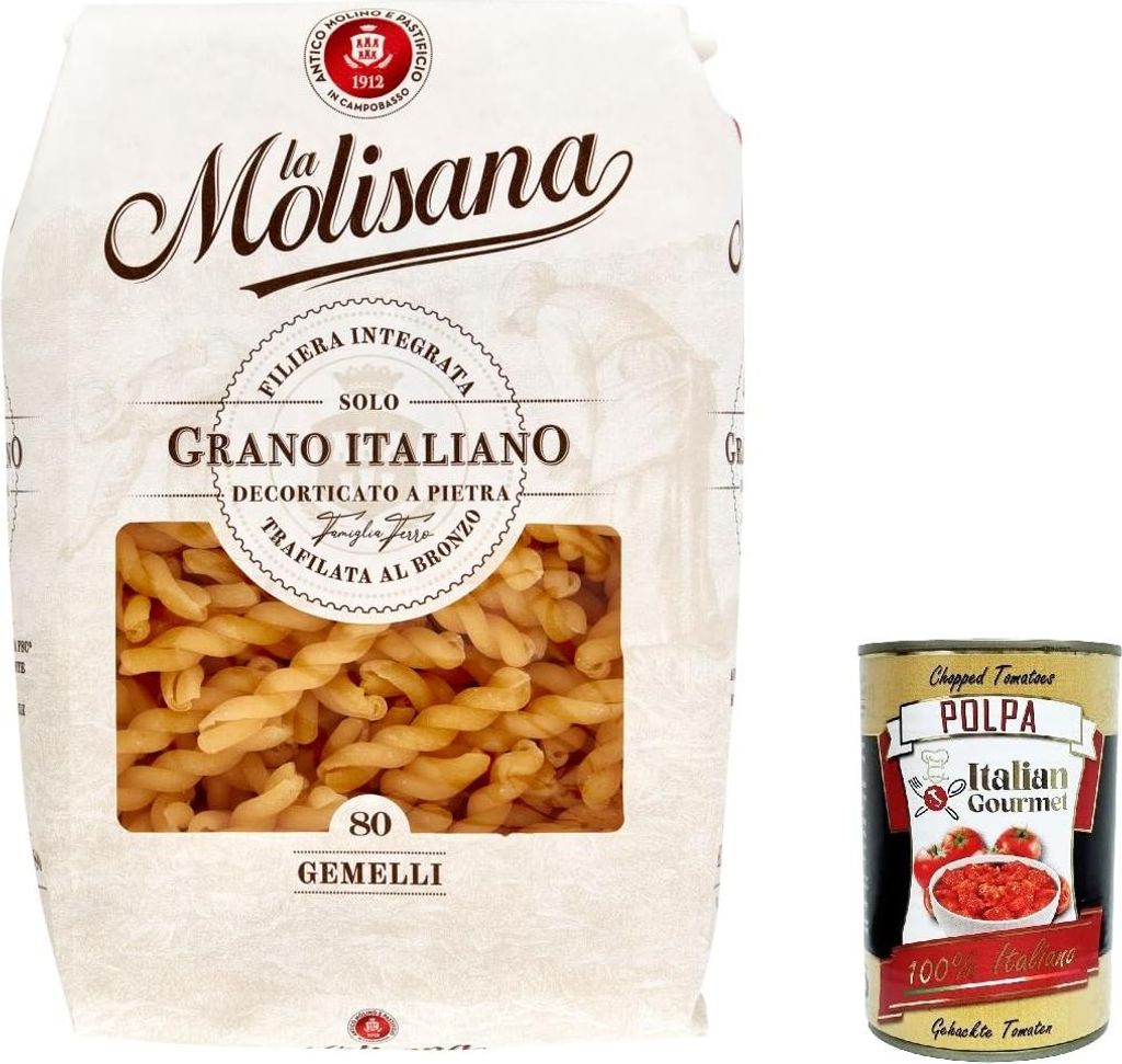 20x La Molisana Gemelli N. 80 Pasta Lenta Lavorazione Produktbild 