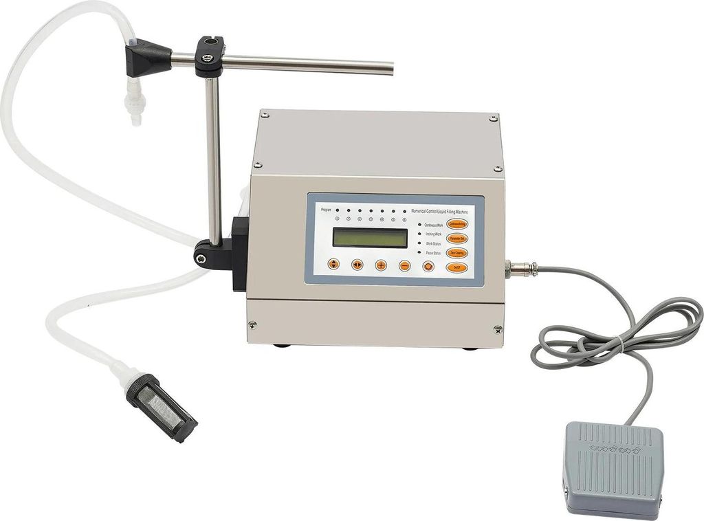 Flüssigkeitsabfüllmaschine - Automatischer Flaschenfüller - Spannung 220 V - Hohe Präzision - Digitale Steuerung - Edelstahl - Für Kosmetik/Ö...