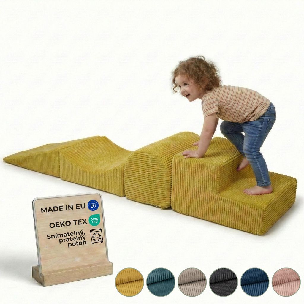 Pillows24 – Schaumstoff Bausteine Kinder aus Cord | Produktbild 