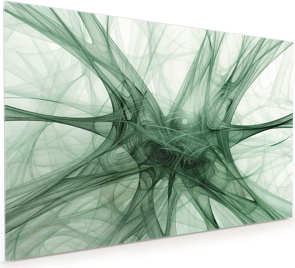 Küchenrückwand Spritzschutz Glas mit Motiv Abstrakte Strukturen 40 x 40 cm