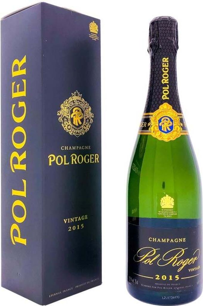 Pol Roger Vintage 2015 + Box 750ml 12,5% Vol.