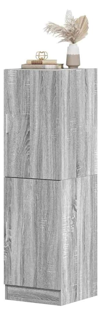 Küchenschrank Grau Sonoma 38x41,5x131,5 cm Holzwerkstoff