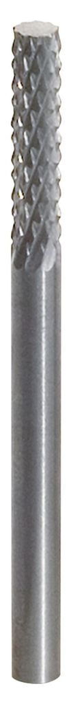 KS Tools HM Zylinder-Frässtift Form A ohne Stirnverzahnung, 3 mm