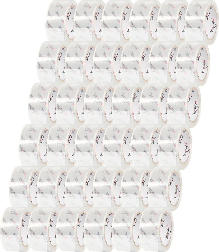 36 Rollen Paketklebeband Paketband Klebeband Packband - 66mx50mm - Transparent - Stark Haftend und Reißfestigkeit - Für Verpacken, Versand und Umzug