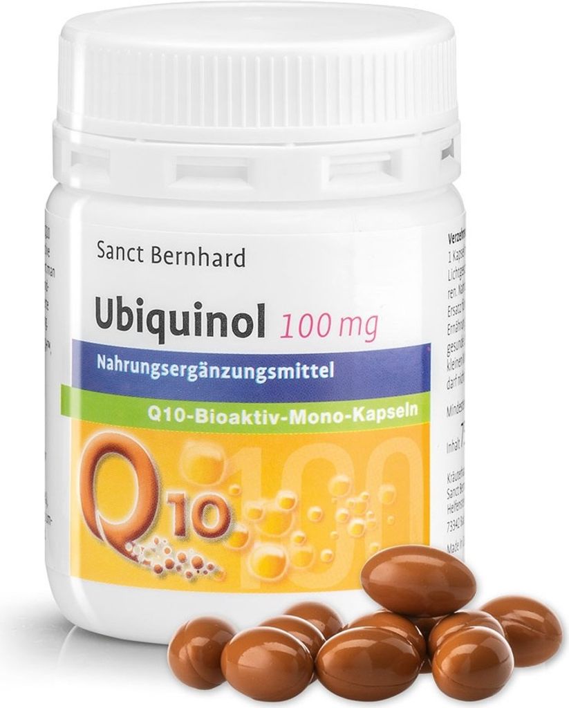 Sanct Bernhard Ubiquinol 100 mg Monokapseln 75 Kapseln Produktbild 